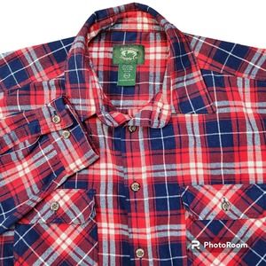 Stillwater Supply 3XLT Men's Long Sleeve Button Heavy Flannel Plaid‎ Jacket